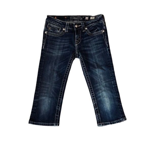 Girls Miss Me capri jeans size 14 - Picture 1 of 3